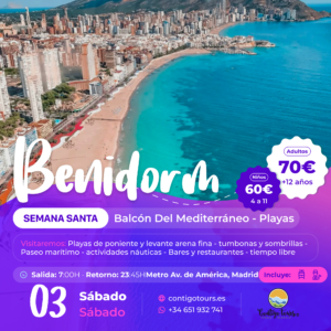 BENIDORM - SÁBADO 03/05 PUENTE DE MAYO