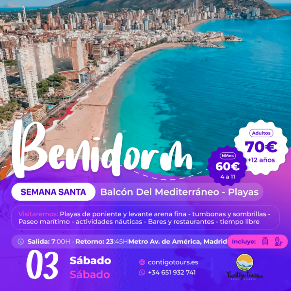 BENIDORM - SÁBADO 03/05 PUENTE DE MAYO