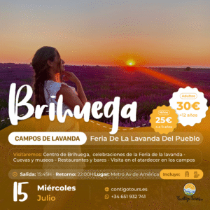 BRIHUEGA - CAMPOS DE LAVANDA MIÉRCOLES 15-07