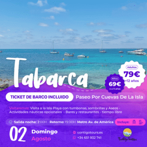 ISLA DE TABARCA - TICKET BARCO INCLUIDO DOMINGO 02-08