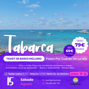 ISLA DE TABARCA - TICKET BARCO INCLUIDO SÁBADO 15-08