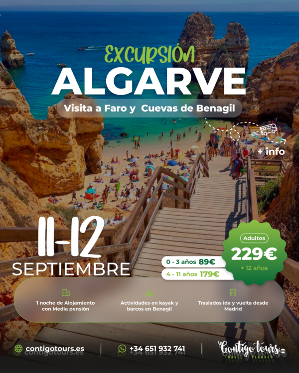 ALGARVE - PORTUGAL VIERNES 11 Y SÁBADO 12 DE SEPTIEMBRE