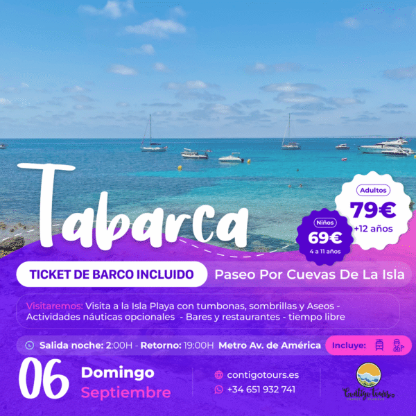 ISLA DE TABARCA - TICKET BARCO INCLUIDO DOMINGO 06-09