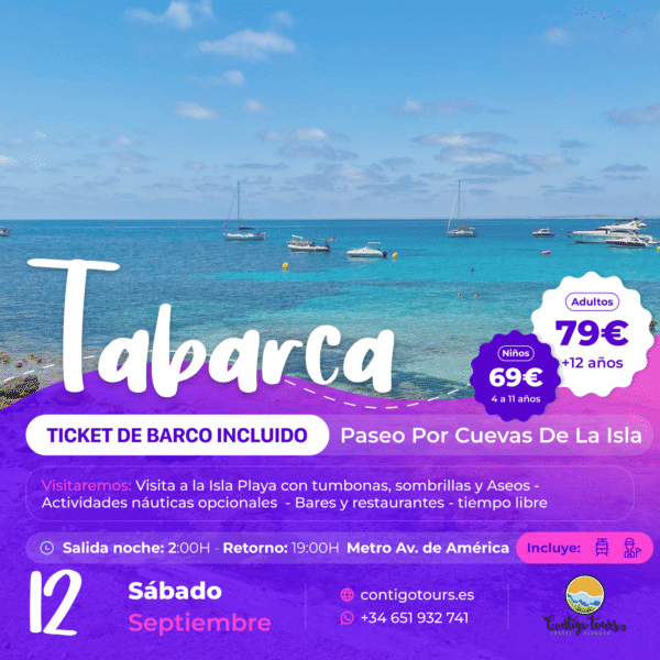 ISLA DE TABARCA - TICKET BARCO INCLUIDO SÁBADO 12-09
